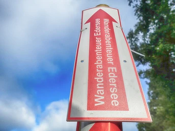 Immer der Markierung nach...