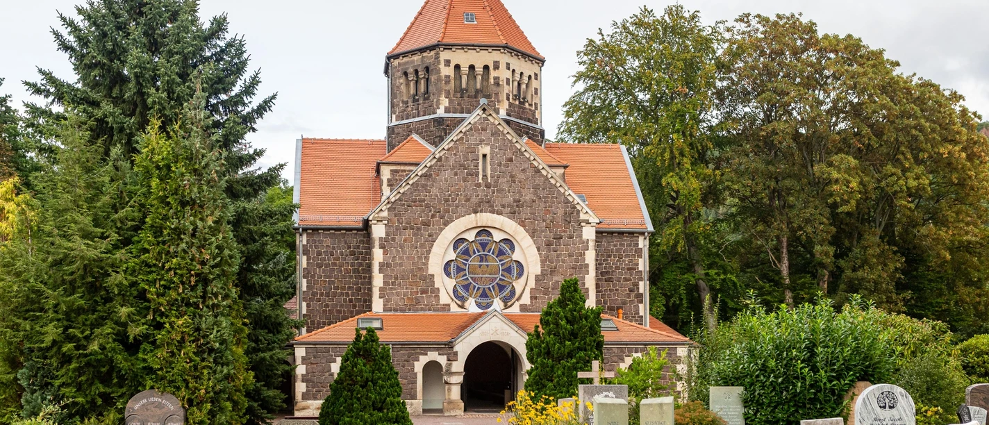Johanniskapelle auf dem Friedhof Deuben in Freital
