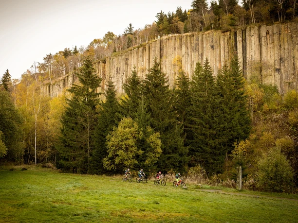 Orgelpfeifen am Scheibenberg Orgelpfeifen am Scheibenberg