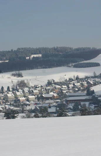 Blick auf die Tallage des OT Sehma