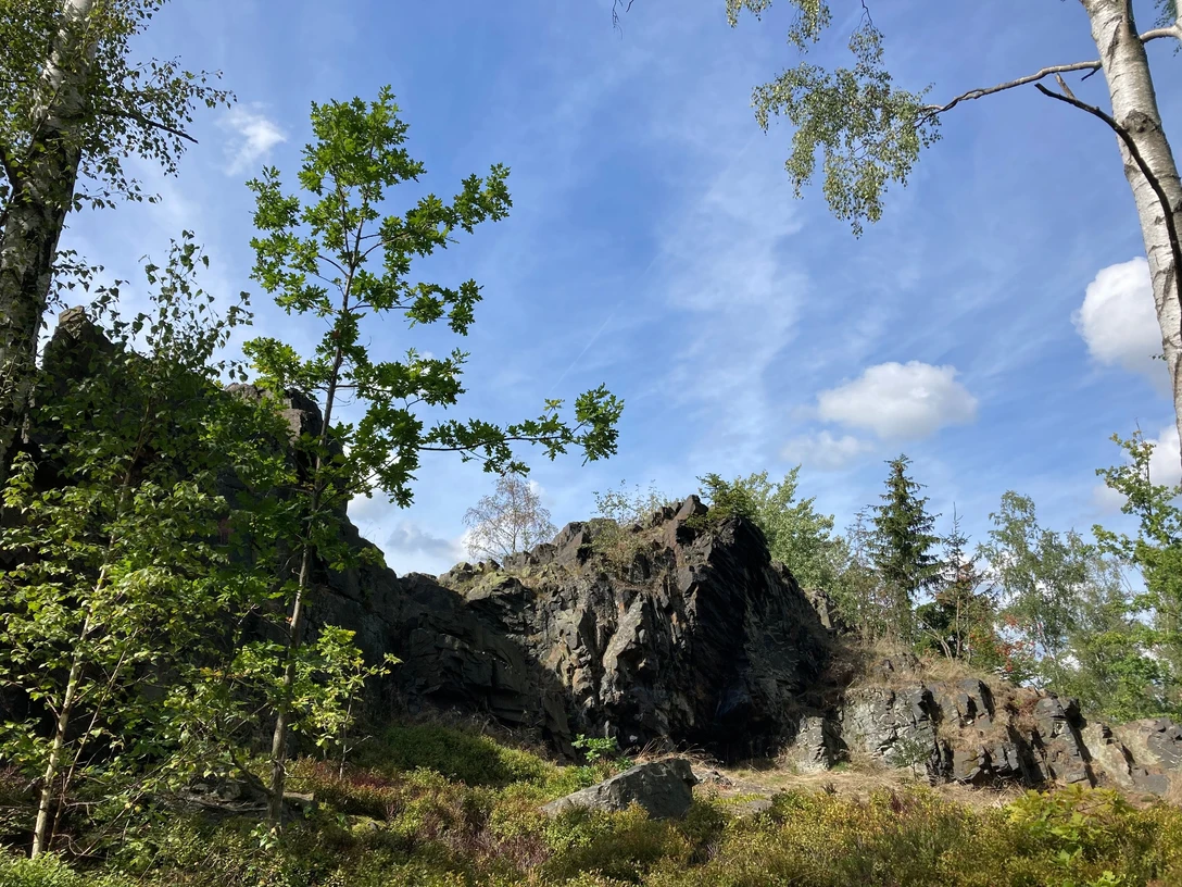 Felsformation Katzenstein in Falkenstein am Felsenweg 3b
