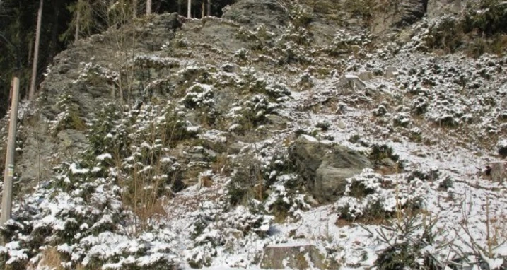 Phylitt-Aufschluss Druckersmühle Grünbach