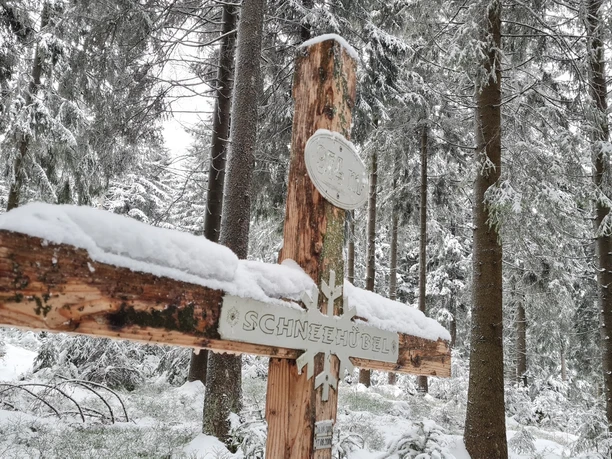 Schneehübel Gipfelkreuz