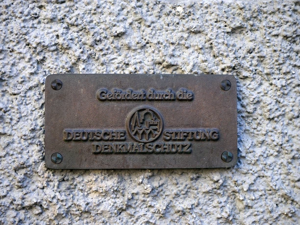 Schild Deutsche Stiftung Denkmalschutz
