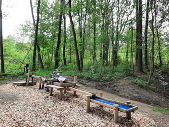 Wasserspielplatz im Zauberwald