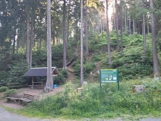 Rastplatz an der Doppelbrücke - Felsenweg 2 und 5