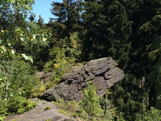 Felsmassiv Löwenkopf in Grünbach-Wendelstein am Felsenweg 1