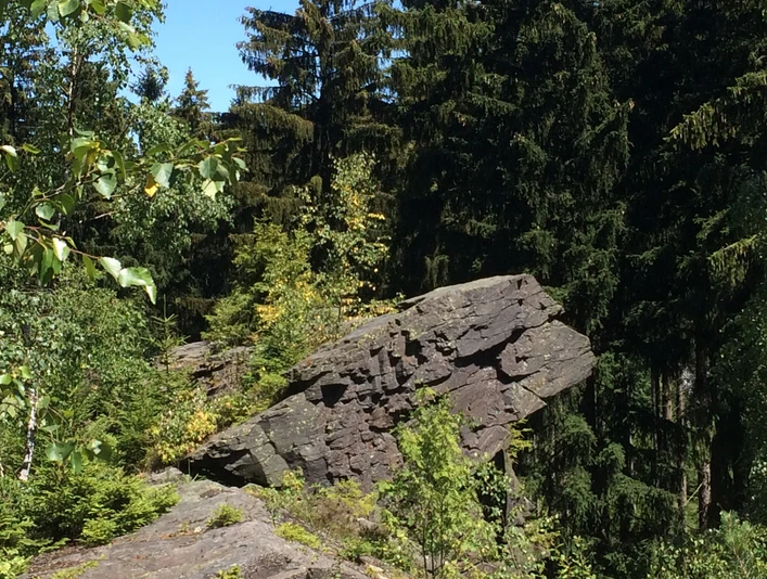 Felsmassiv Löwenkopf in Grünbach-Wendelstein am Felsenweg 1