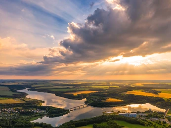 Zeulenrodaer Meer Sonnenuntergang