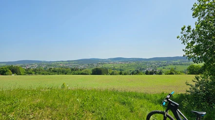 Ausblick vom Rastplatz am Wasserturm Auerbach