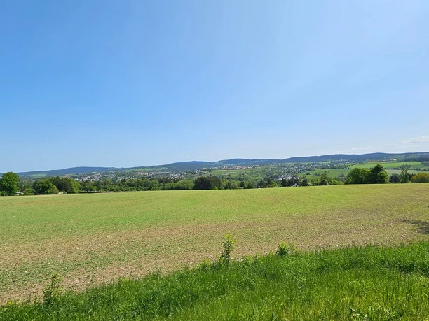 Ausblick vom Rastplatz am Wasserturm Auerbach