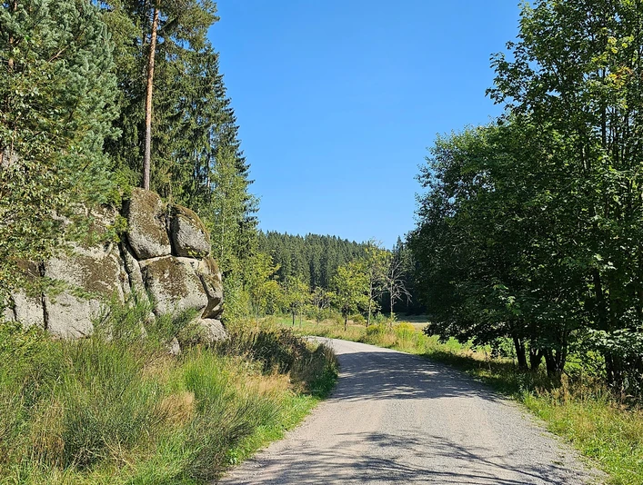 Jungfernsprung im Zinsbachtal bei Grünheide