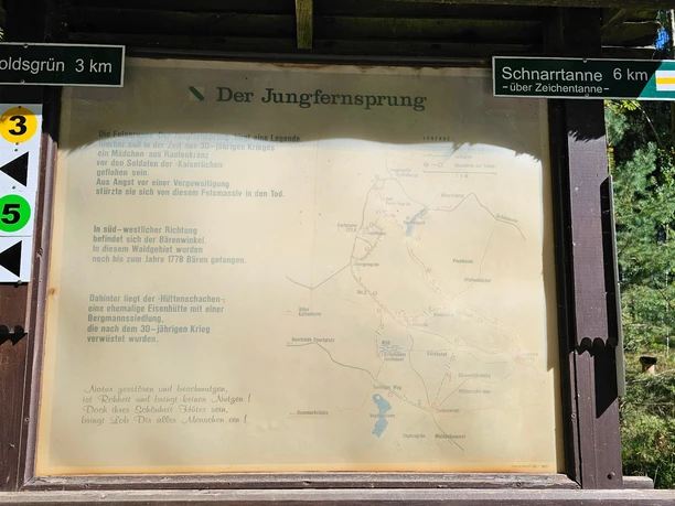 Jungfernsprung im Zinsbachtal bei Grünheide