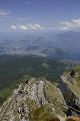 Aussicht vom Pilatus Richtung Vierwaldstättersee
