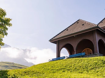 Die St. Wendelinskapelle oberhalb von Küssnacht