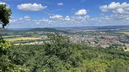 Burgbergblick auf Baunatal