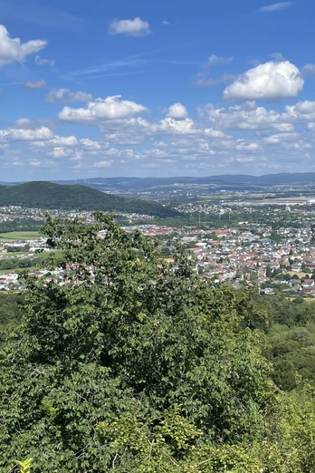Burgbergblick auf Baunatal