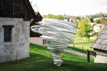 © Alice Aycock, Twister Again, 2022; Courtesy: Galerie Thomas Schulte