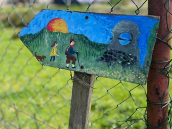 Wegweiser zum Hutberg