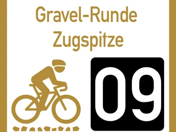 Wegweiser Graveltour Zugspitze