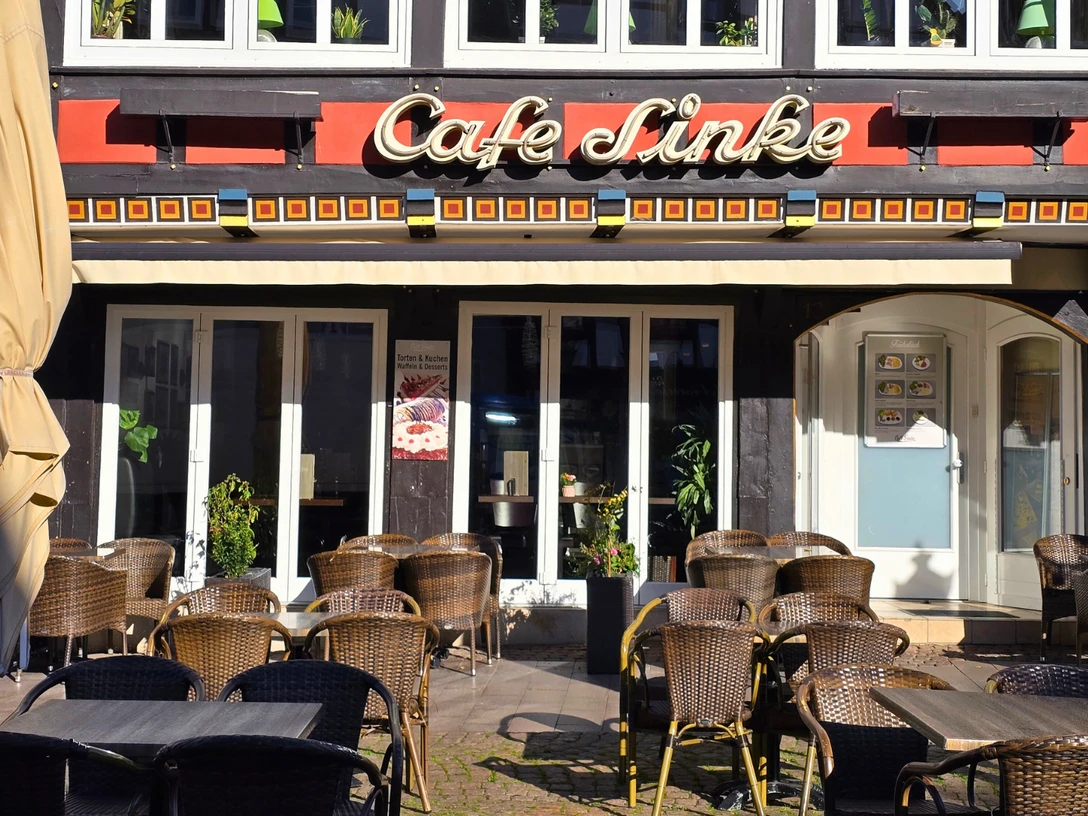 Außenansicht Cafe Sinke