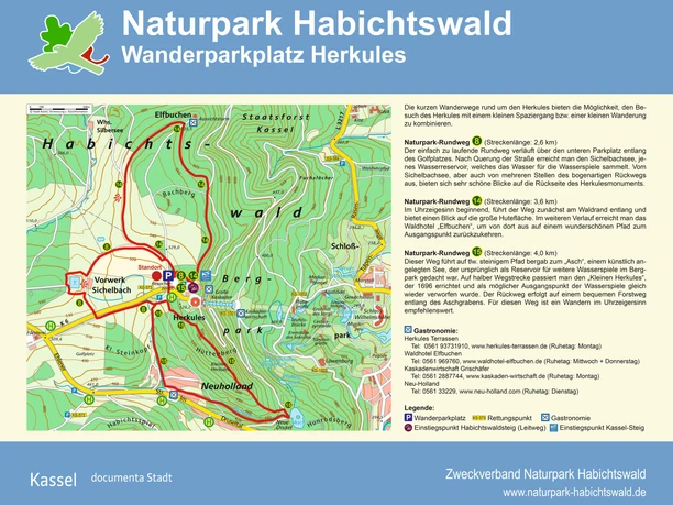 Wandertafel Herkules