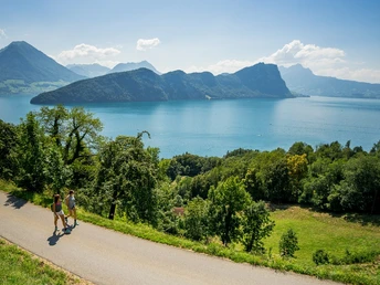 Das See- & Bergpanorama ist Ihr steter Begleiter