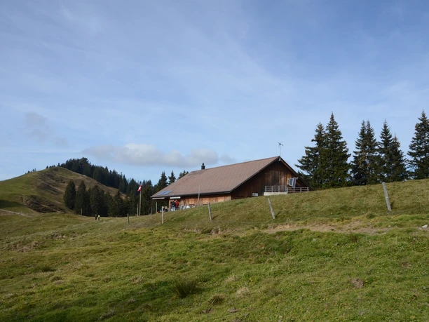 Die Alphütte Sternenegg.
