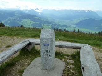 Abstecher auf den höchsten Gipfel des Rossbergs, den Wildspitz.