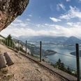 Welch traumhafte Aussichten beim Rigi Felsenweg.