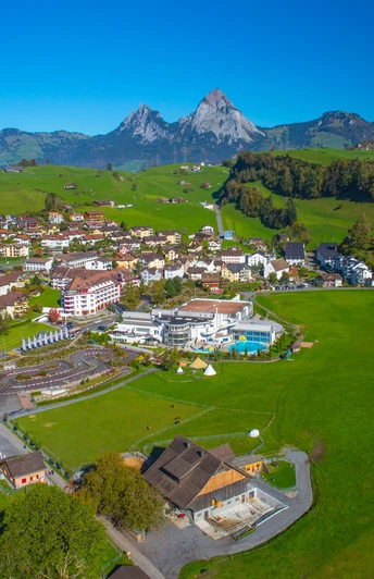 Luftaufnahme von Morschach