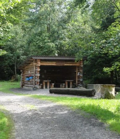 Grillstelle im Brennwald