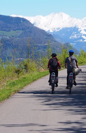 Veloweg Richtung Hergiswil, Nidwalden