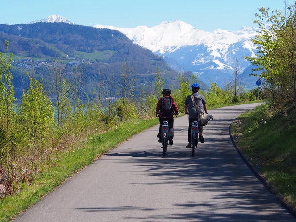 Veloweg Richtung Hergiswil, Nidwalden