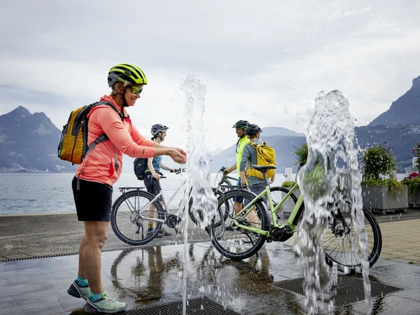 Wasserspiel in Beckenried
