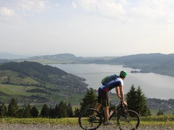 Blick ins Hochtal von Einsiedeln