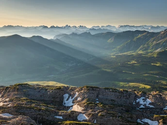 Weitsicht von der Schrattenfluh in Sörenberg