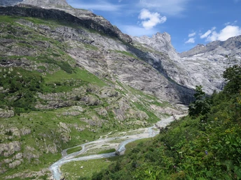 Das wunderschöne Gletschervorfeld zuhinterst im Maderanertal