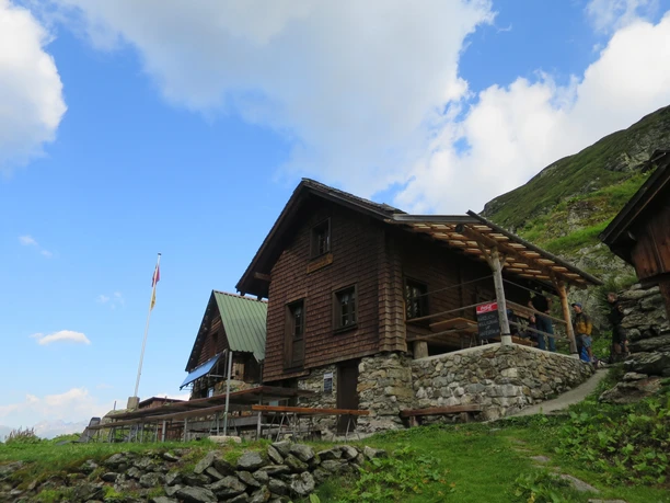 Das Ziel: Hinterbalmhütte