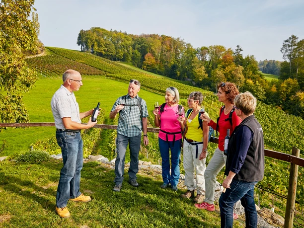 Degustation auf dem Weingut Kaiserspan
