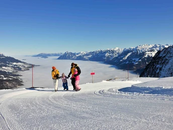 Winterwandern auf Mörlialp