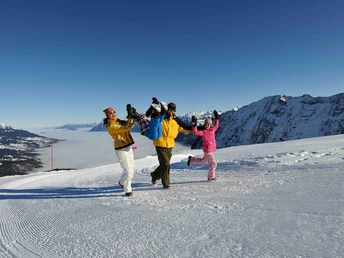 Winterwandern auf Mörlialp