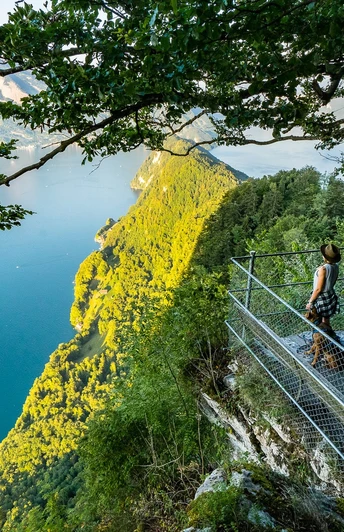Aussichtsplattform auf dem Felsenweg Bürgenstock