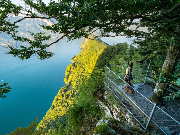 Aussichtsplattform auf dem Felsenweg Bürgenstock