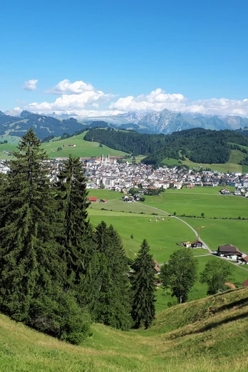 Aussicht auf Einsiedeln