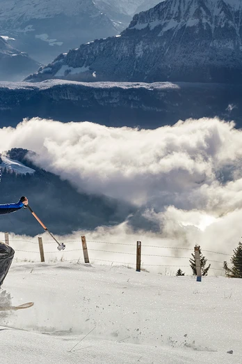 Schneeschuh-Fun auf der Rigi