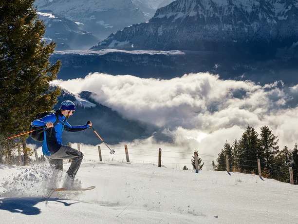 Schneeschuh-Fun auf der Rigi