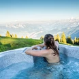 Ein Sprudelbad im Whirlpool auf der Rigi