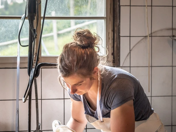 Feiner Käse entsteht auf der Alp Trieb