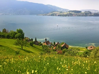 Kehrsiten mit Aussicht auf den Vierwaldstättersee